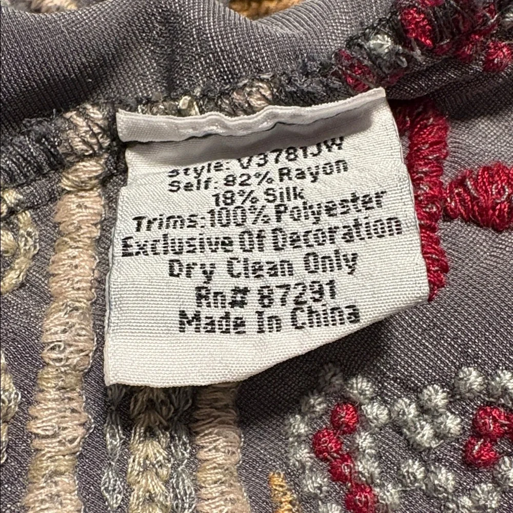 Johnny Was Ravi Velvet Bolero Jacket - Picture 7 of 8